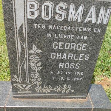BOSMAN George Charles Ross 1912-1982