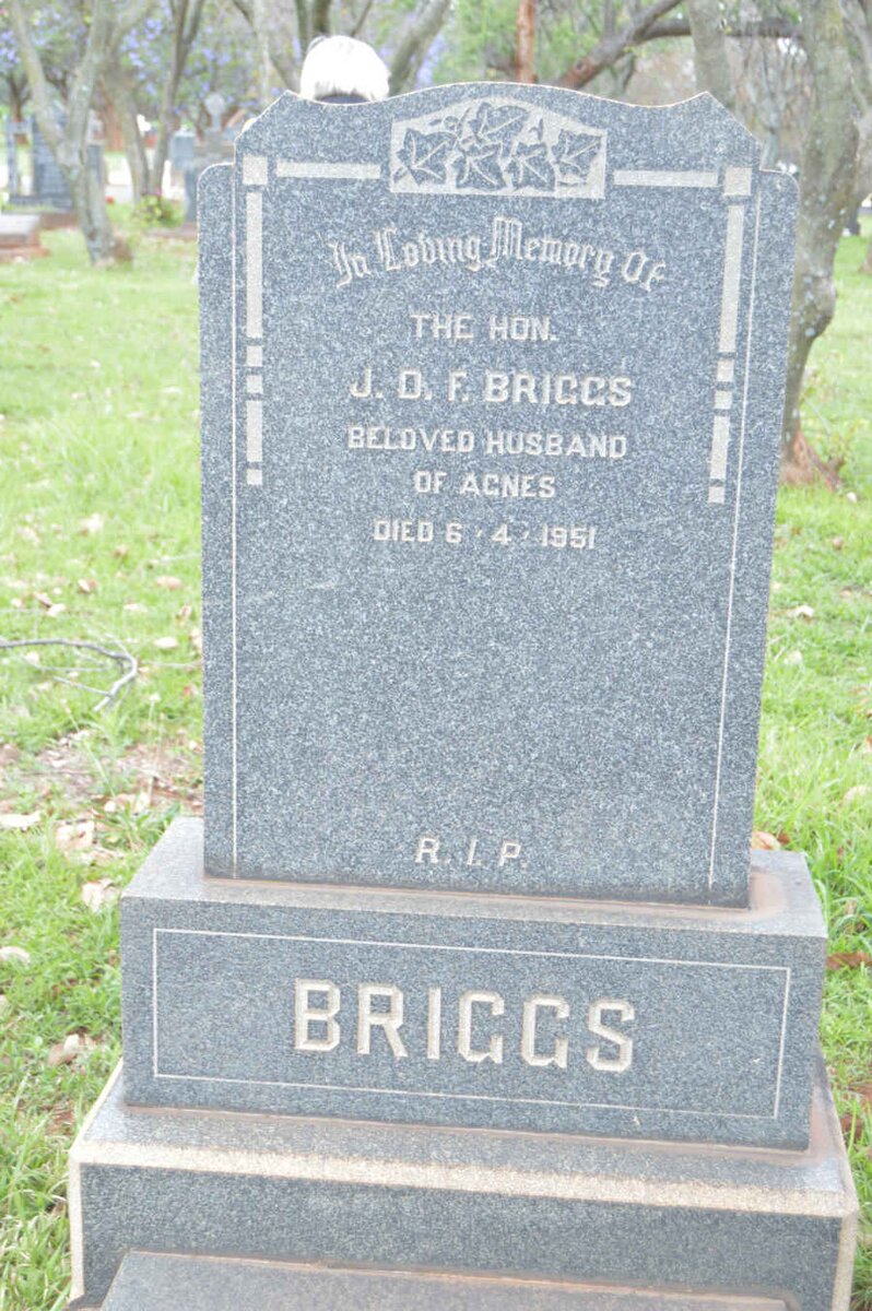BRIGGS J.D.F. -1951