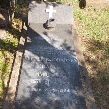 BRUWER Frederik Johannes 1900-1954 