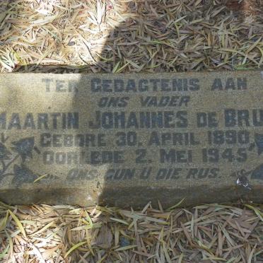 BRUYN Maartin Johannes, de 1890-1945