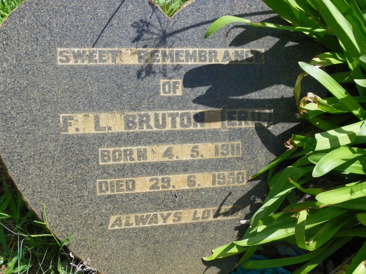 BRUTON F.L. 1911-1950