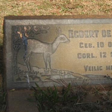 BRUYN Egbert, de 1954-1954