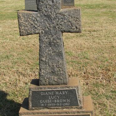 BROWN Diane Mary Lucy, GUISE 1959-1982 :: GUISE-BROWN Jane 1931-1966