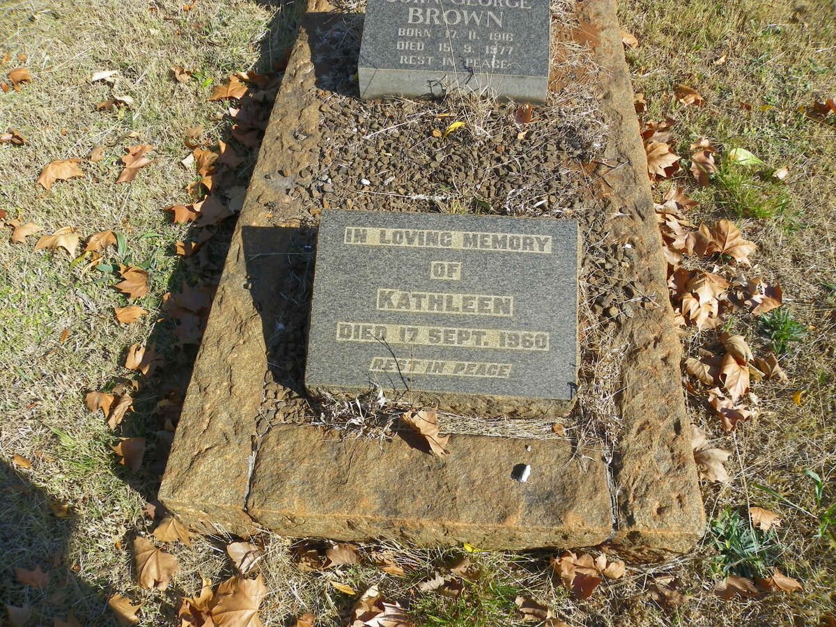 BROWN Kathleen -1960