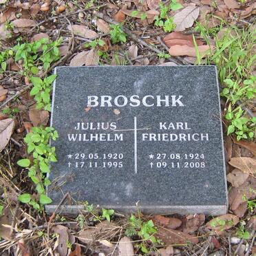 BROSCHK Julius Wilhelm 1920-1995 :: BROSCHK Karl Friedrich 1924-2008