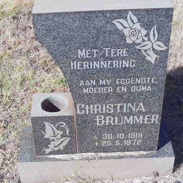 BRUMMER Christina 1919-1972