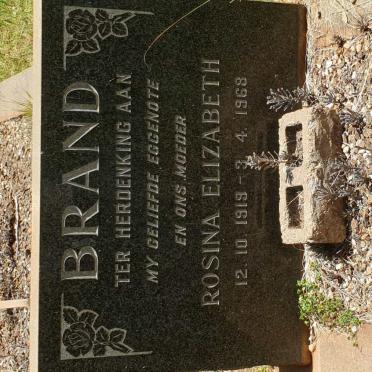 BRAND Rosina Elizabeth 1919-1968
