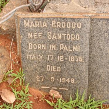 BROCCO Maria nee SANTORO 1875-1949