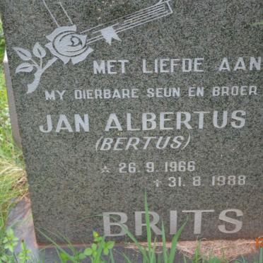 BRITS Jan Albertus 1966-1988