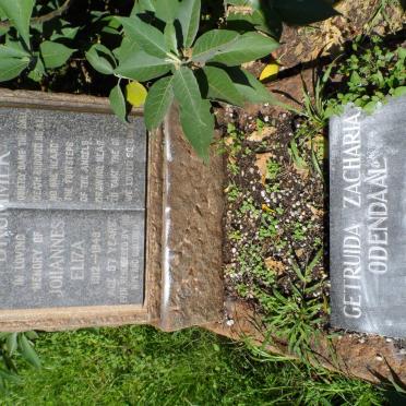 BRUMMER Johannes Eliza 1912-1949 :: ODENDAAL Gertruida Zacharia 1916-1978