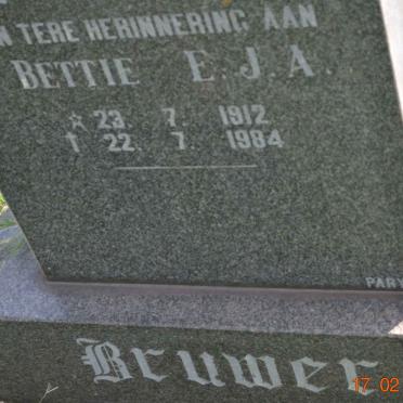 BRUWER E.J.A. 1912-1984