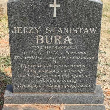 BURA Jerzy Stanistaw 1928-2003 &amp; S.P. Krystyna Maria 1926-2015