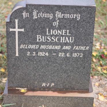 BUSSCHAU Lionel 1924-1973
