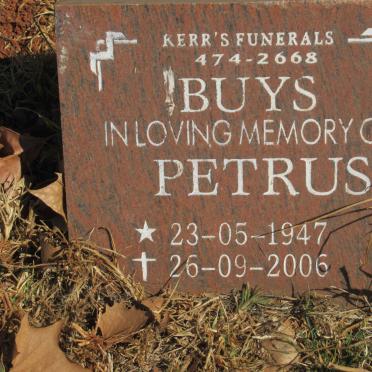 BUYS Petrus 1947-2006