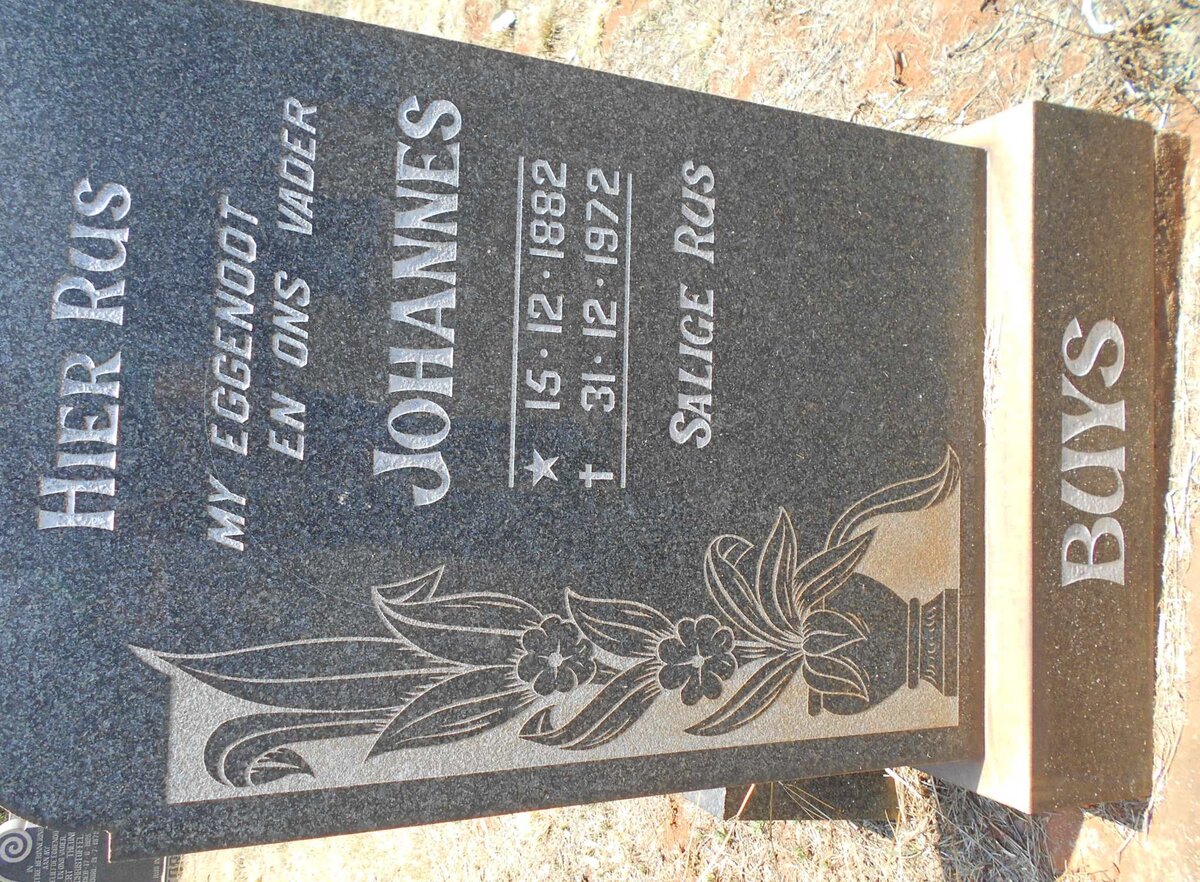 BUYS Johannes 1882-1972