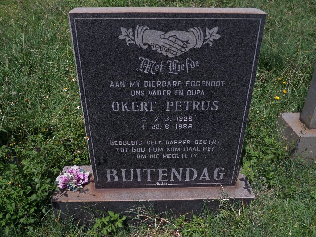 BUITENDAG Okert Petrus 1928-1986
