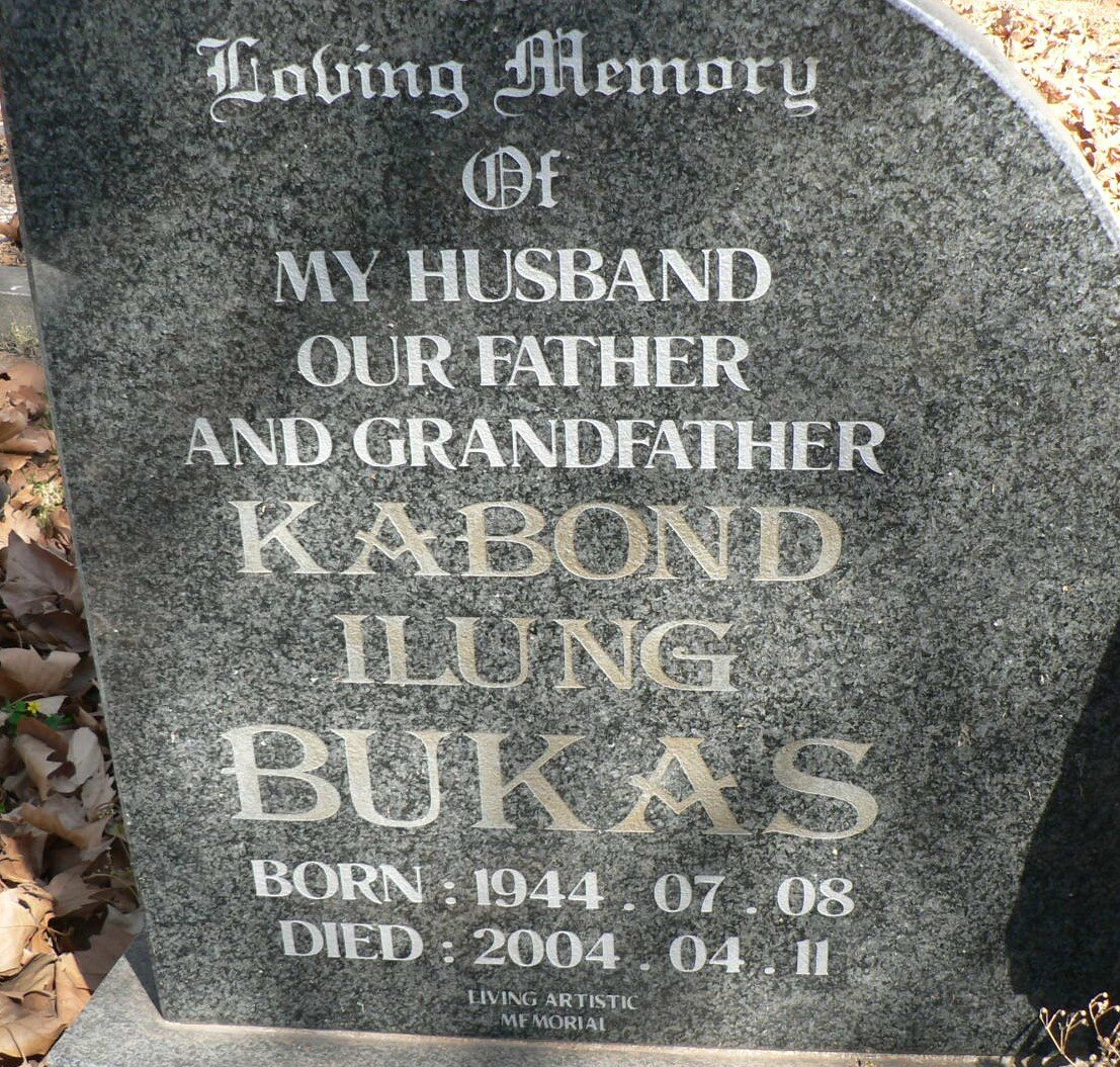 BUKAS Kabond Ilung 1944-2004