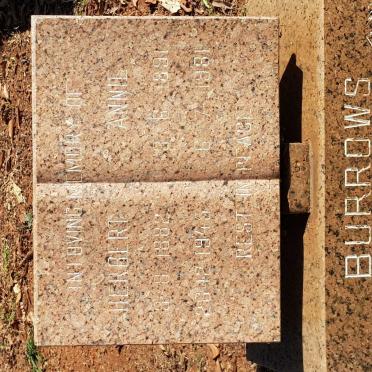 BURROWS Herbert 1882-1945 &amp; Annie 1891-1981