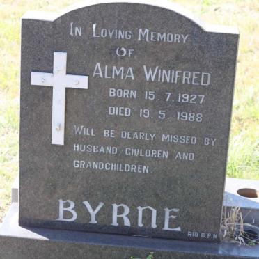 BYRNE Alma Winifred 1927-1988