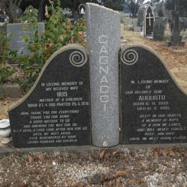 CAGNACCI Iris 1916-1978 :: CAGNACCI Augusto 1939-1960