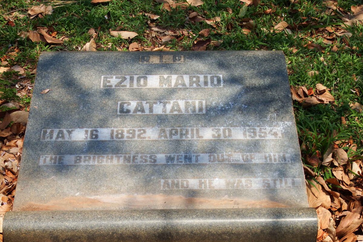 CATTANI Ezio Mario 1892-1954