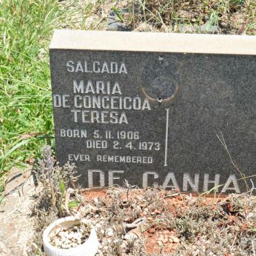CANHA Maria De Conceicoa Teresa, de 1906-1973