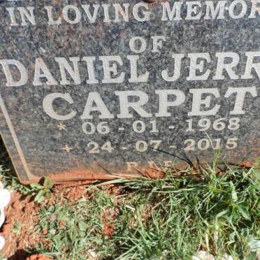 CARPET Daniel Jerry 1968-2015