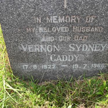 CADDY Vernon Sydney 1922-1966