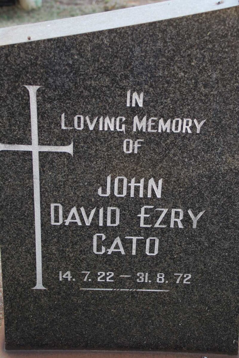 CATO John David Ezry 1922-1972