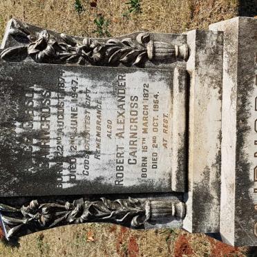 CAIRNCROSS Robert Alexander 1872-1954 &amp; Alice Gibson 1874-1947