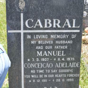 CABRAL Manuel 1907-1973 &amp; Conceicao Adelaide 1911-1993