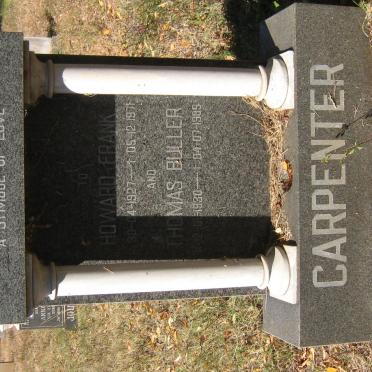 CARPENTER Howard Frank 1927-1971 :: CARPENTER Thomas Buller 1930-1985