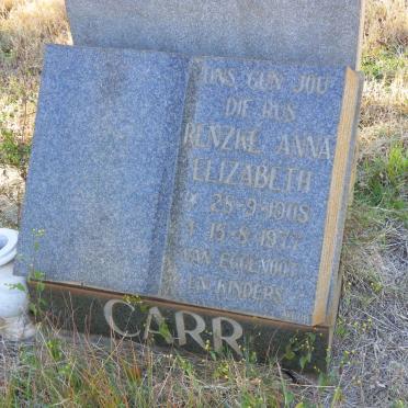 CARR Renzke Anna Elizabeth 1908-1977