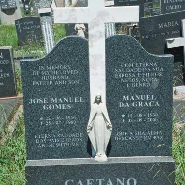 CAETANO Manuel da Graca 1930-2000 :: CAETANO Jose Manuel Gomes 1956-1980