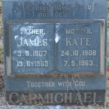 CARMICHAEL James 1907-1963 &amp; Kate 1908-1963