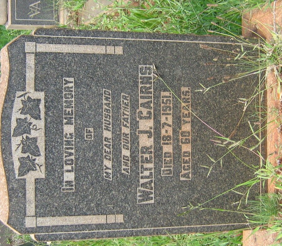 CAIRNS Walter J. -1951