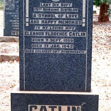 CATLIN Eleanor Florence 1909-1943