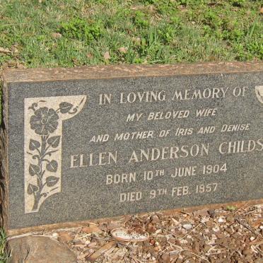 CHILDS Ellen Anderson 1904-1957