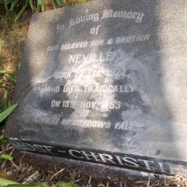 CHRISTIE Neville, ROSE 1927-1953