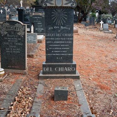 CHIARO Giulio, Del 1896-1959