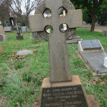 CHALMERS Archibald -1957 &amp; Mary Cecilia -1947