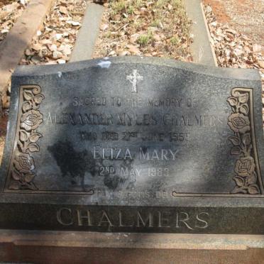 CHALMERS Alexander Myles -1959 &amp; Eliza Mary -1983