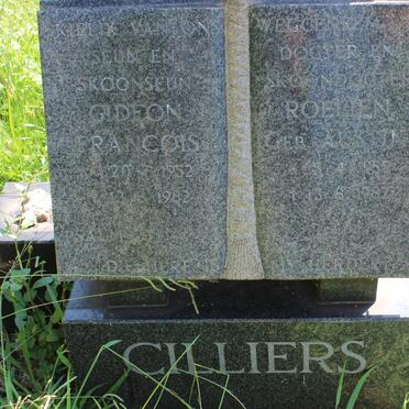 CILLIERS Gideon Francois 1952-1982 &amp; Roelien AUSTIN 1950-1982