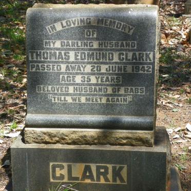 CLARK Thomas Edmund -1942