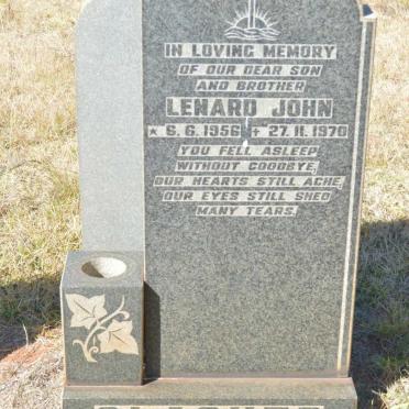 CLACHER Lenard John 1956-1970