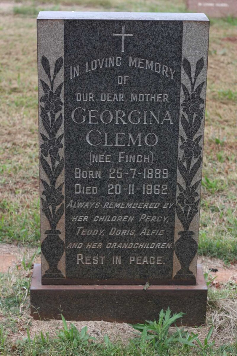 CLEMO Georgina nee FINCH 1889-1962