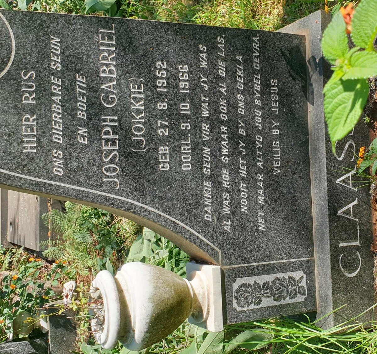 CLAASS? Joseph Gabriel 1952-1966