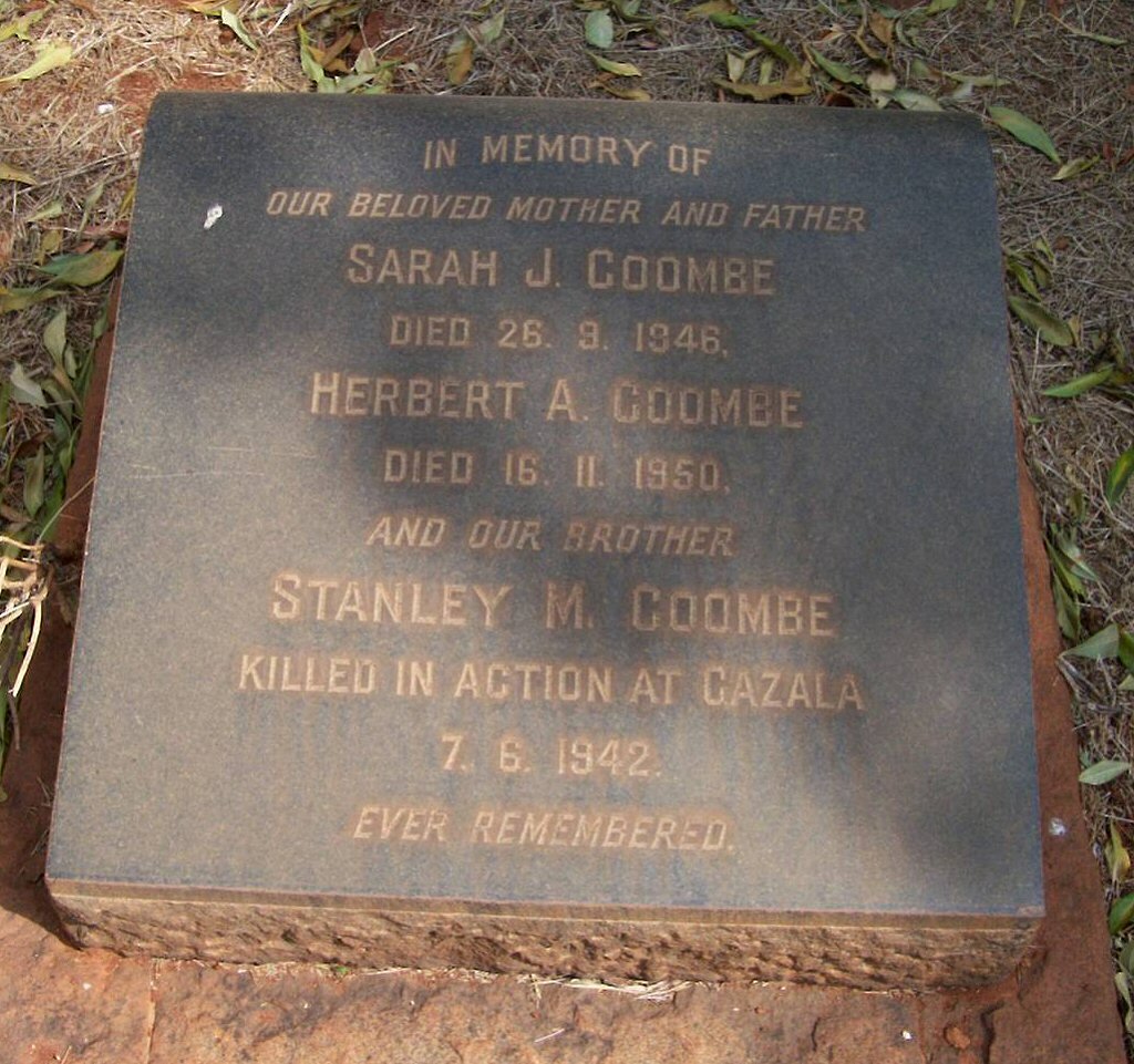 COOMBE Herbert A. -1950 &amp; Sarah J. -1946 :: COOMBE Stanley M. -1942