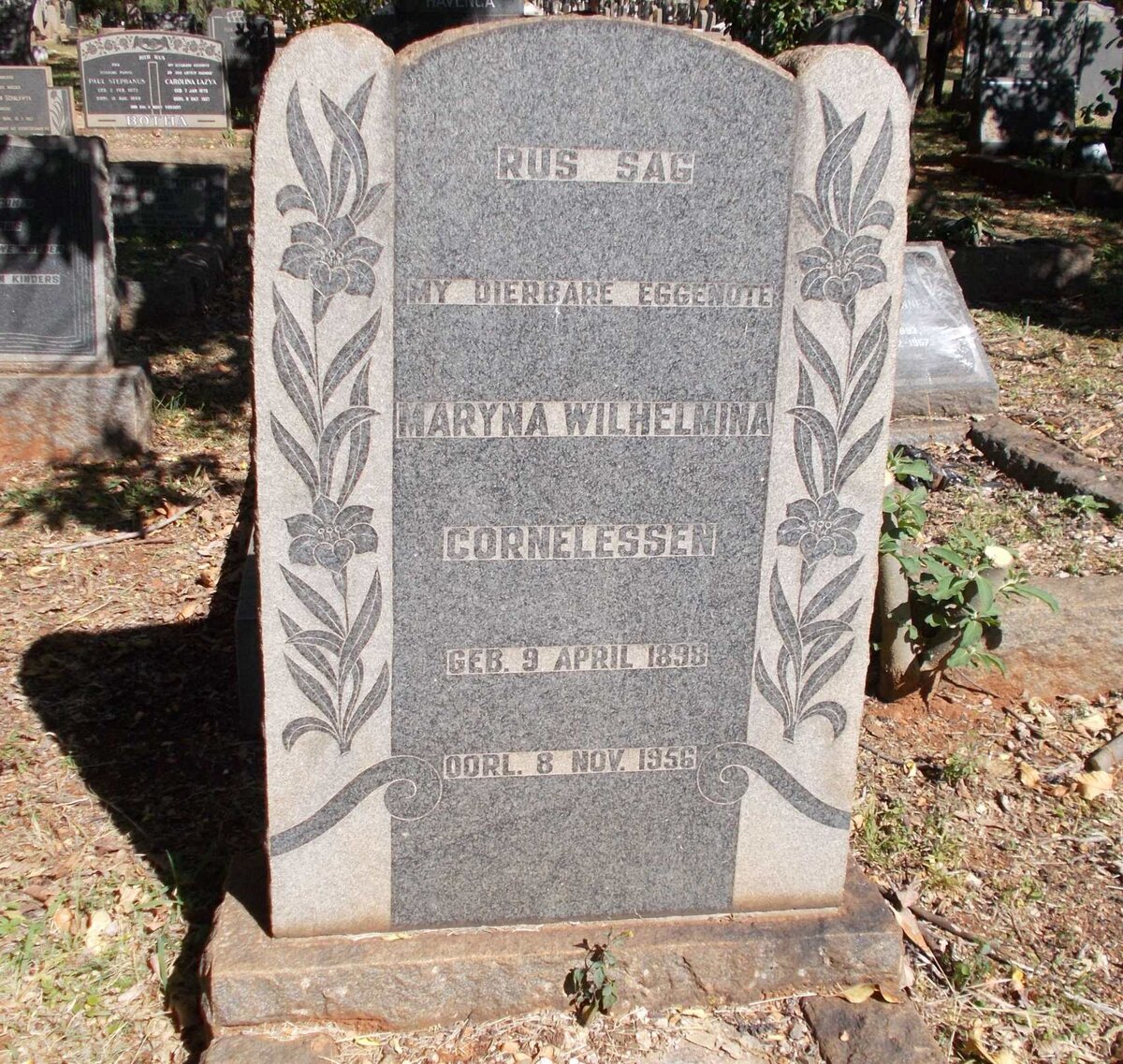 CORNELESSEN Maryna Wilhelmina 1898-1956