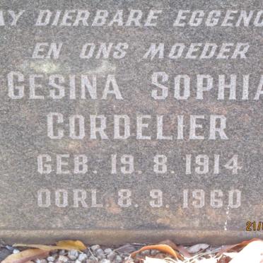 CORDELIER Gesina Sophia 1914-1960